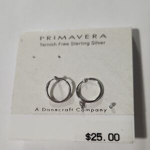 Sterling Silver Hoop Earrings